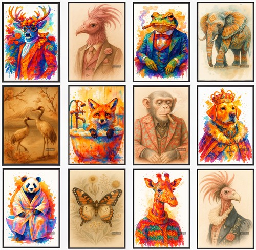 Poster animali pet quadro - animali,