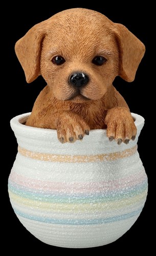 Figura labrador vaso - figura,