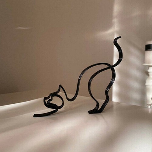 Astratto cane gatto statua - astratto,