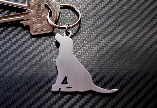 Labrador keyring keychain key - keyring,