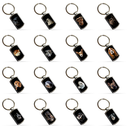 Dog keyring - keyring,, gift