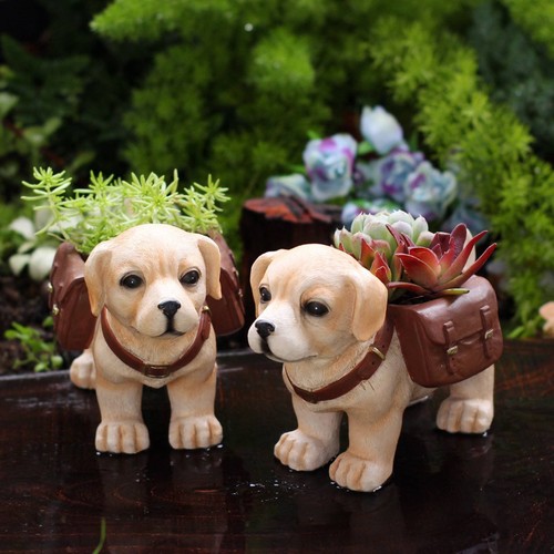 Vaso forma cane labrador - di,