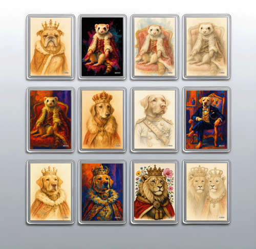 Animal fridge magnet regal - fridge,