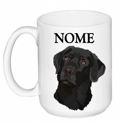 Tazza latte labrador nero - latte,