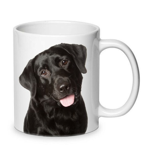 Black lab mug 11oz - black,