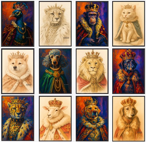 Poster animali pet donna - animali,