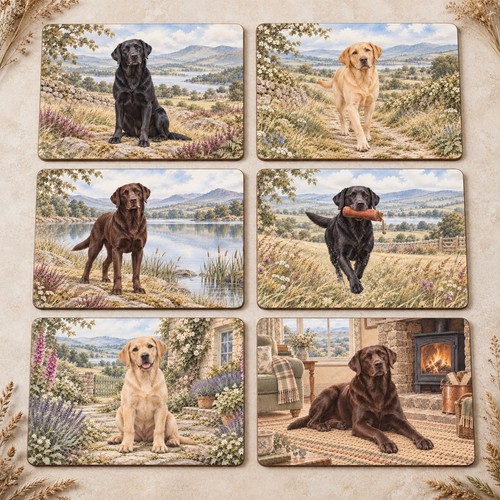 Set tovagliette labrador - 6,