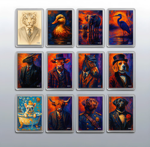 Regal animal fridge magnets - regal,