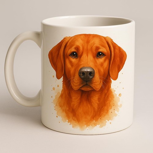 Tazza acquerello labrador - acquerello, brew